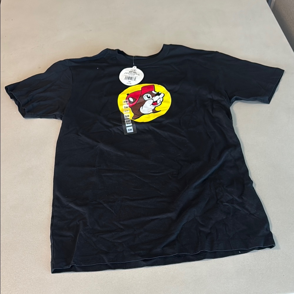 Black Buc-ee’s T-Shirt with Beaver Graphic